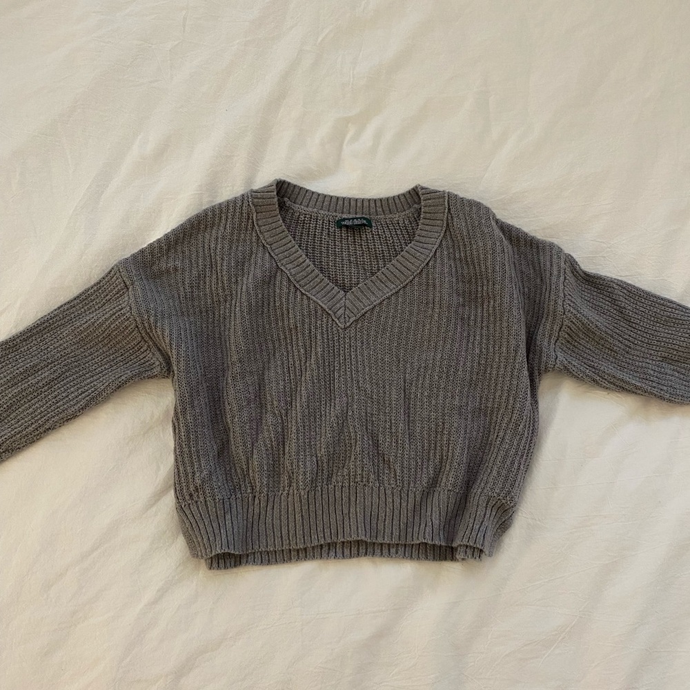 Target gray knit sweater